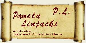 Pamela Linjački vizit kartica